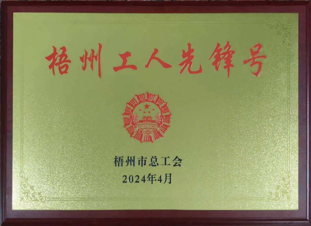 這個(gè)班組不一般！佛子公司古益選廠(chǎng)磨浮甲班榮獲“梧州工人先鋒號(hào)”榮譽(yù)稱(chēng)號(hào)